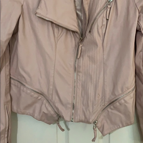 BlankNYC blush faux leather jacket - Picture 6 of 8